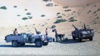 Růžový Land Rover série 2A v úpravě pro pouštní nasazení jednotek SAS se zapsal do historie pod přezdívkou Pink Panther
