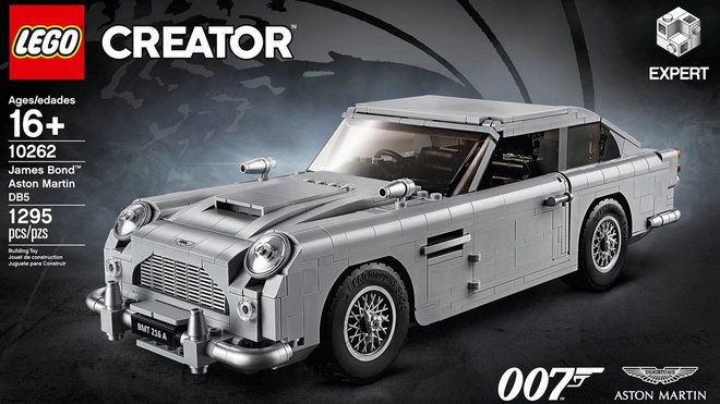 Společnost Lego představila Aston Martin DB5 inspirovaný bondovkou Goldfinger