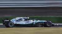 Valtteri Bottas v tréninku v Německu