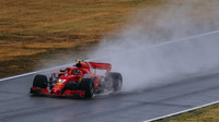 Kimi Räikkönen v kvalifikaci v Německu