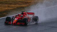 Sebastian Vettel v kvalifikaci v Německu