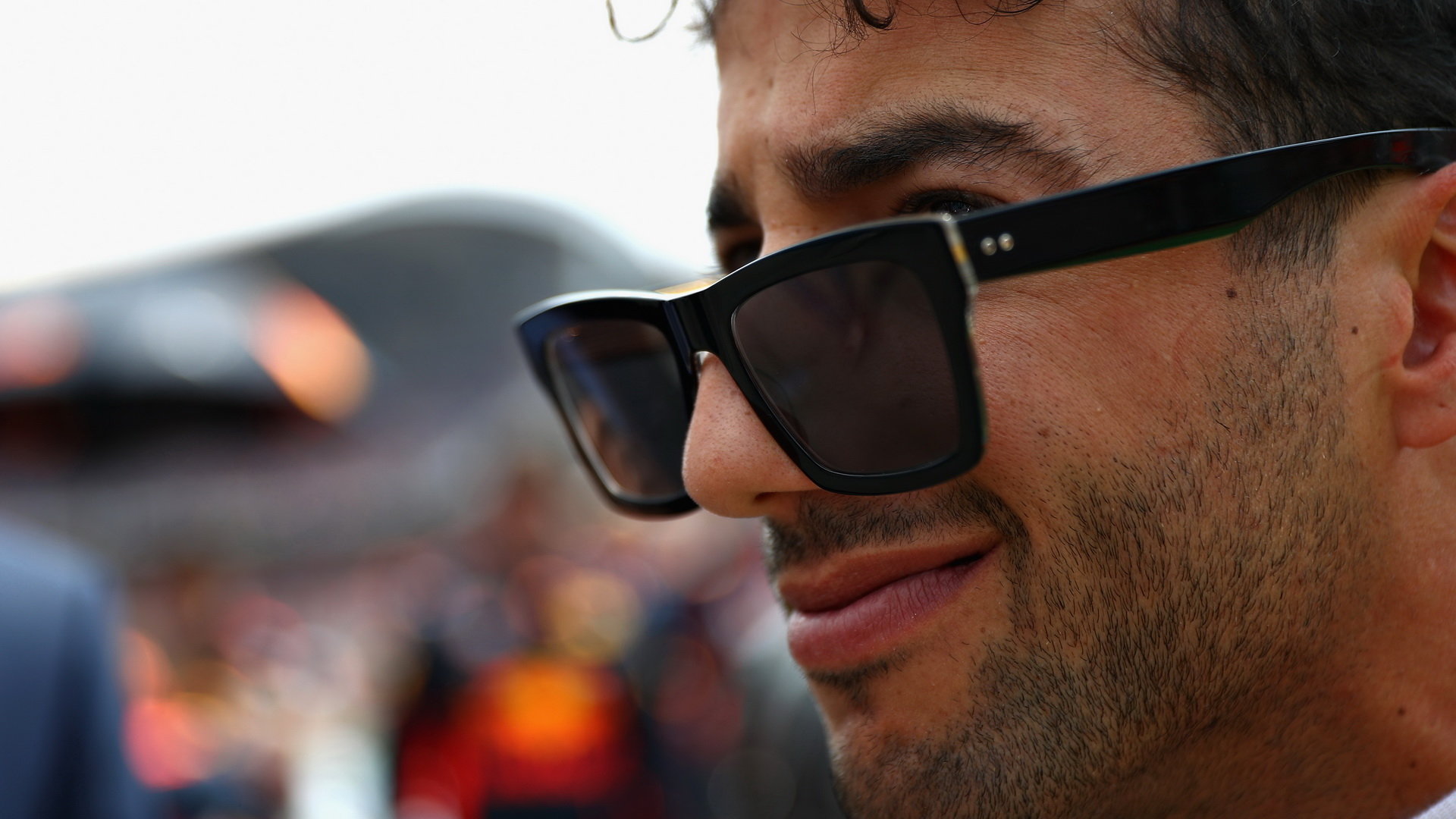 Daniel Ricciardo před závodem v Německu