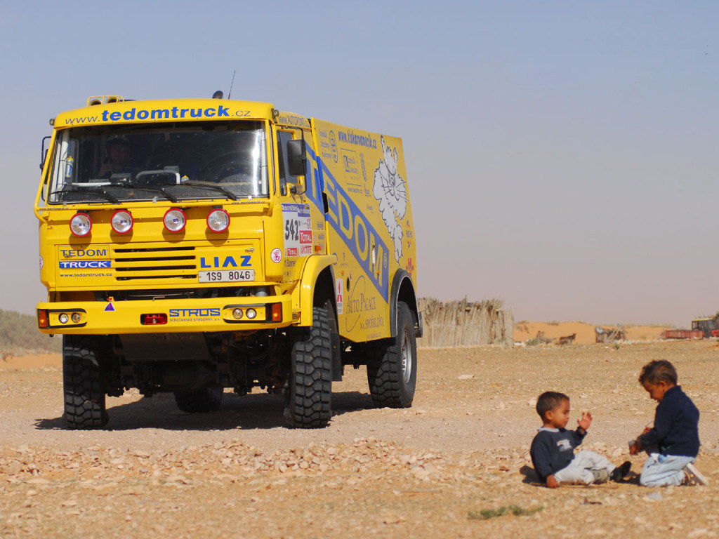LIAZ 111.154 Tedom Truck na závodech Rally Dakar