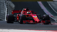 Sebastian Vettel v tréninku na Velkou cenu Maďarska 2018