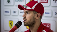 Sebastian Vettel po kvalifikaci v Maďarsku