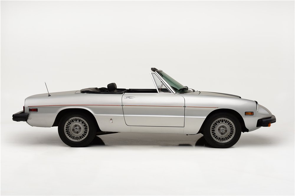 Alfa Romeo Spider z roku 1976, jejímž prvním vlastníkem byl legendární boxer Muhammad Ali