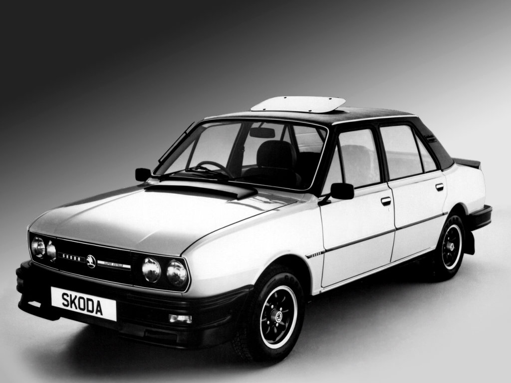 Škoda 105/120 se ve Velké Británii prodávala pod označením Estelle