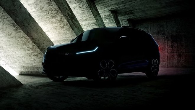 Dynamické ambice nového modelu Škoda Kodiaq RS zdůrazňuje nové logo RS a výrazné LED denní svícení