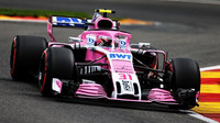 Esteban Ocon v kvalifikaci v Belgii