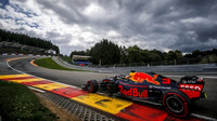 Daniel Ricciardo v kvalifikaci v Belgii