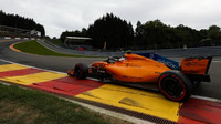 Stoffel Vandoorne v závodě v Belgii