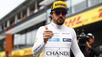 Fernando Alonso po závodě v Belgii