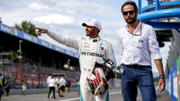 Lewis Hamilton po kvalifikaci v Monze