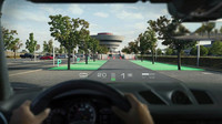 Vizualizace systému rozšířené reality WayRay ve vozech Porsche