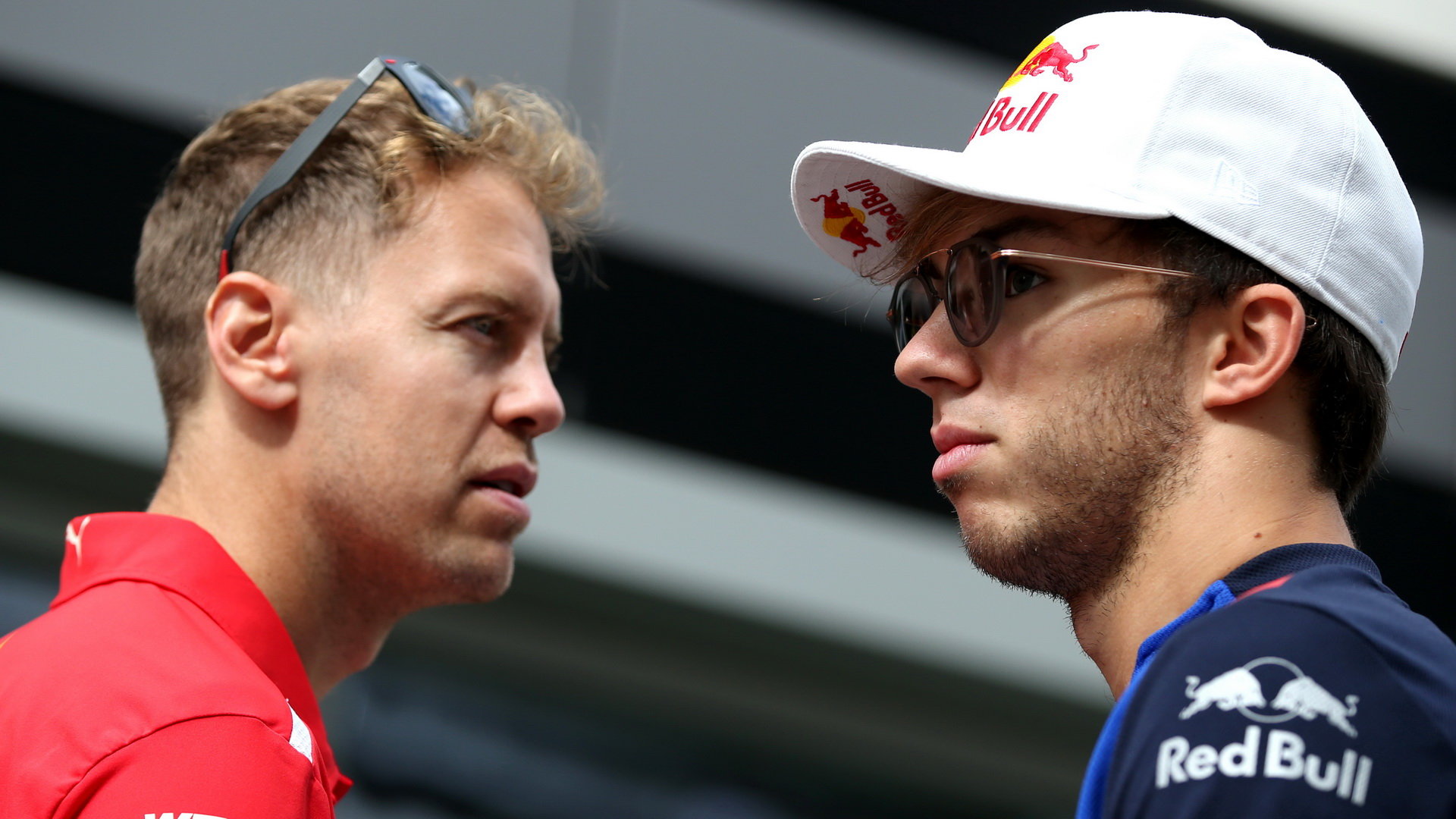 Sebastian Vettel a Pierre Gasly v Soči