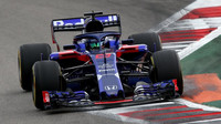 Brendon Hartley při tréninku v Soči