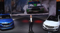 Záběry z živého představení Škoda Vision RS prostřednictvím facebooku
