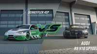 Upravená Audi RS3 s elektrickým pohonem vyzvala na souboj moderní supersporty