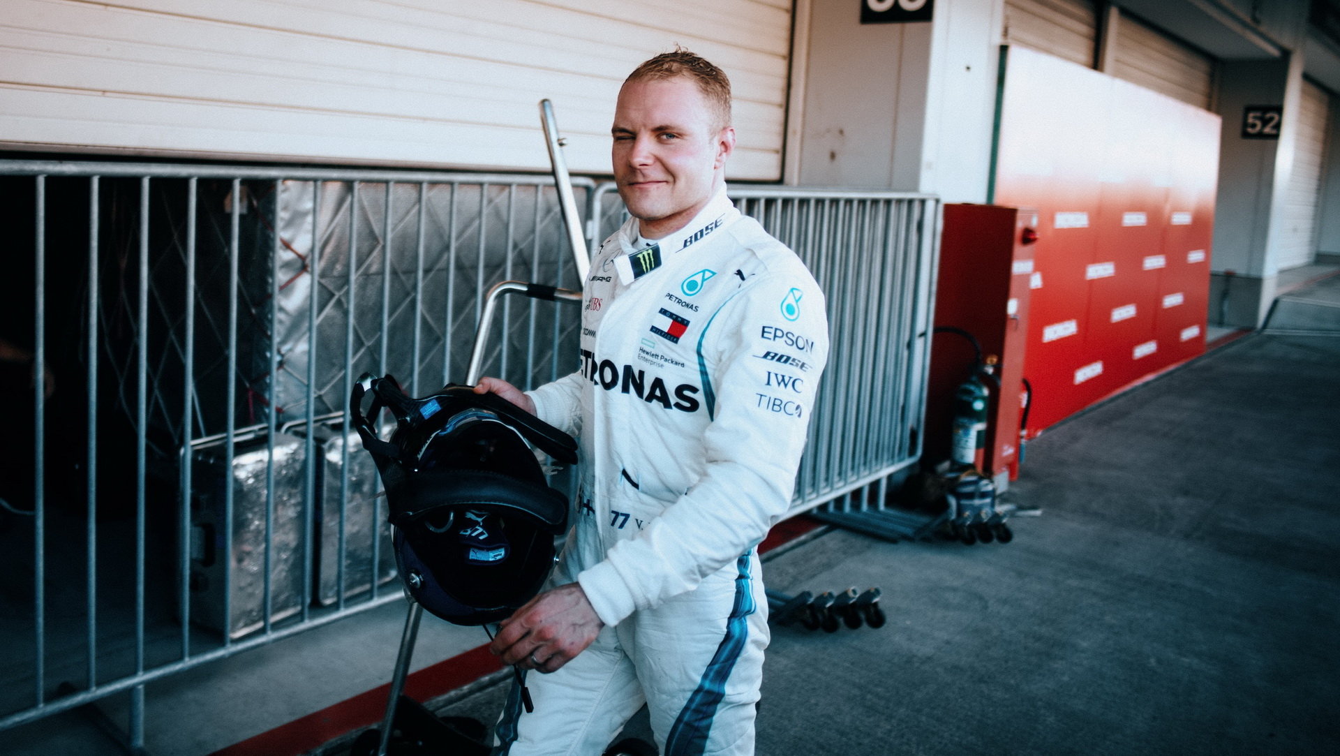 Valtteri Bottas po závodě v Japonsku