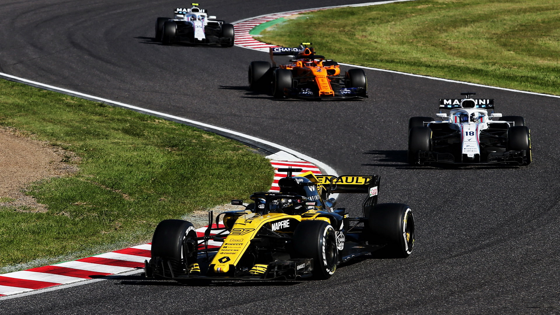 Nico Hülkenberg v závodě v Japonsku