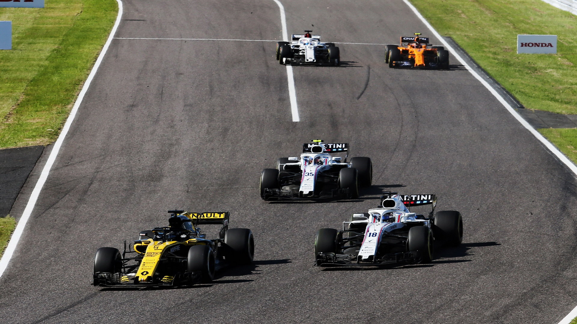 Nico Hülkenberg v závodě v Japonsku