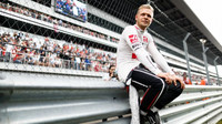 Kevin Magnussen před závodem v Rusku