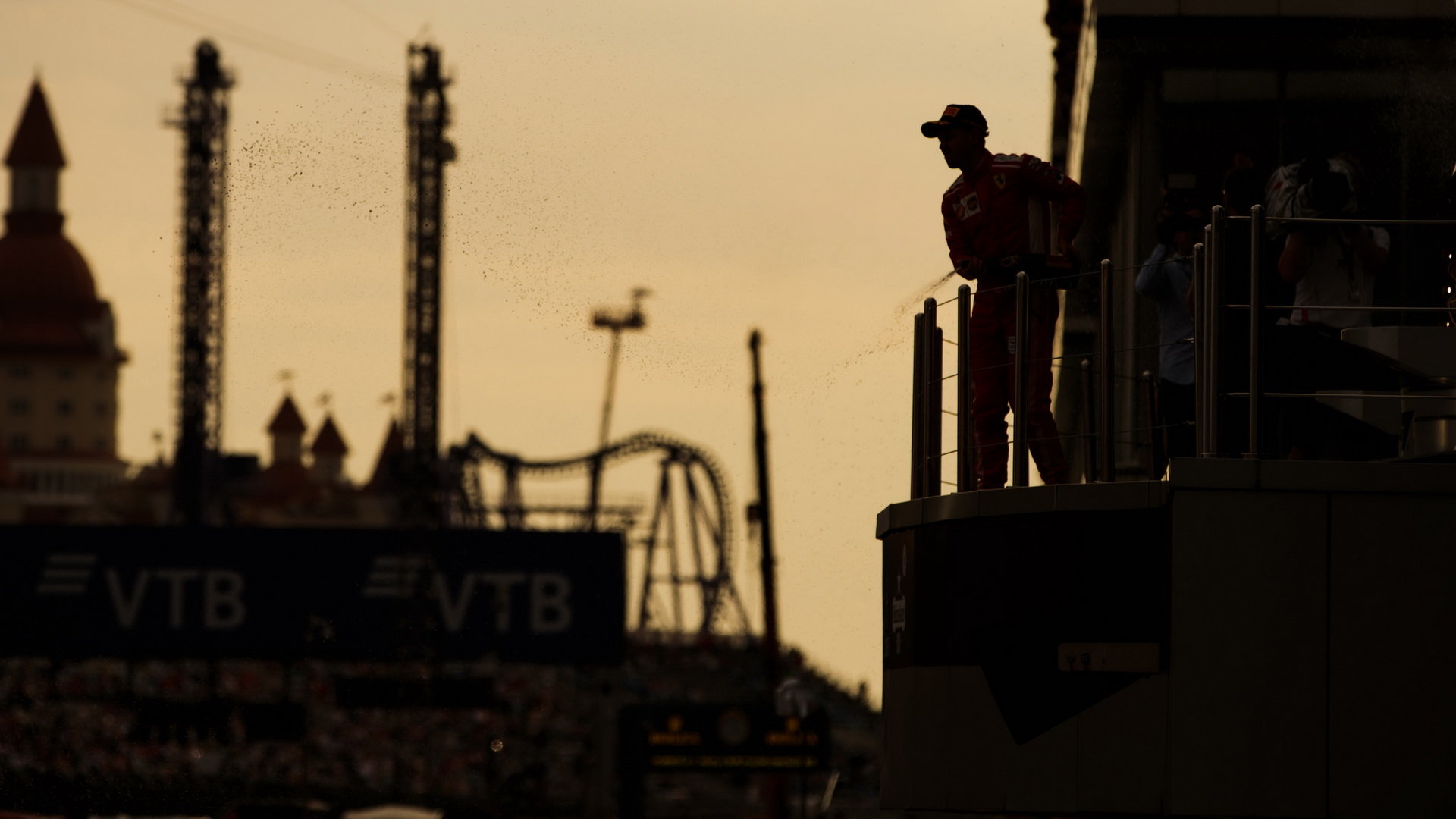 Sebastian Vettel po závodě v Rusku