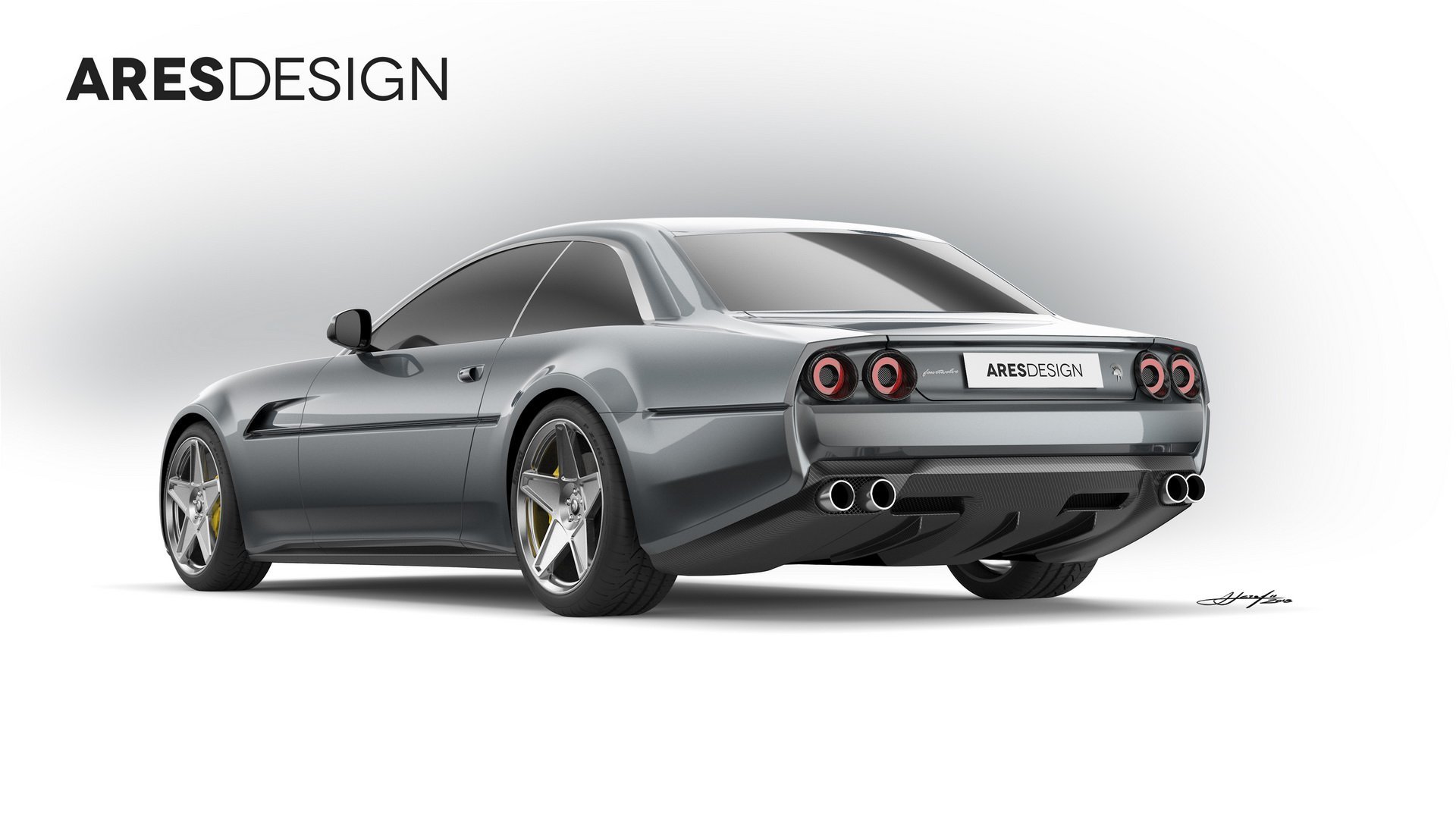 Project Pony je moderním pojetím Ferrari 412, jehož základem se stalo Ferrari GTC4 Lusso