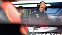 Adrian Newey v tréninku v Austinu