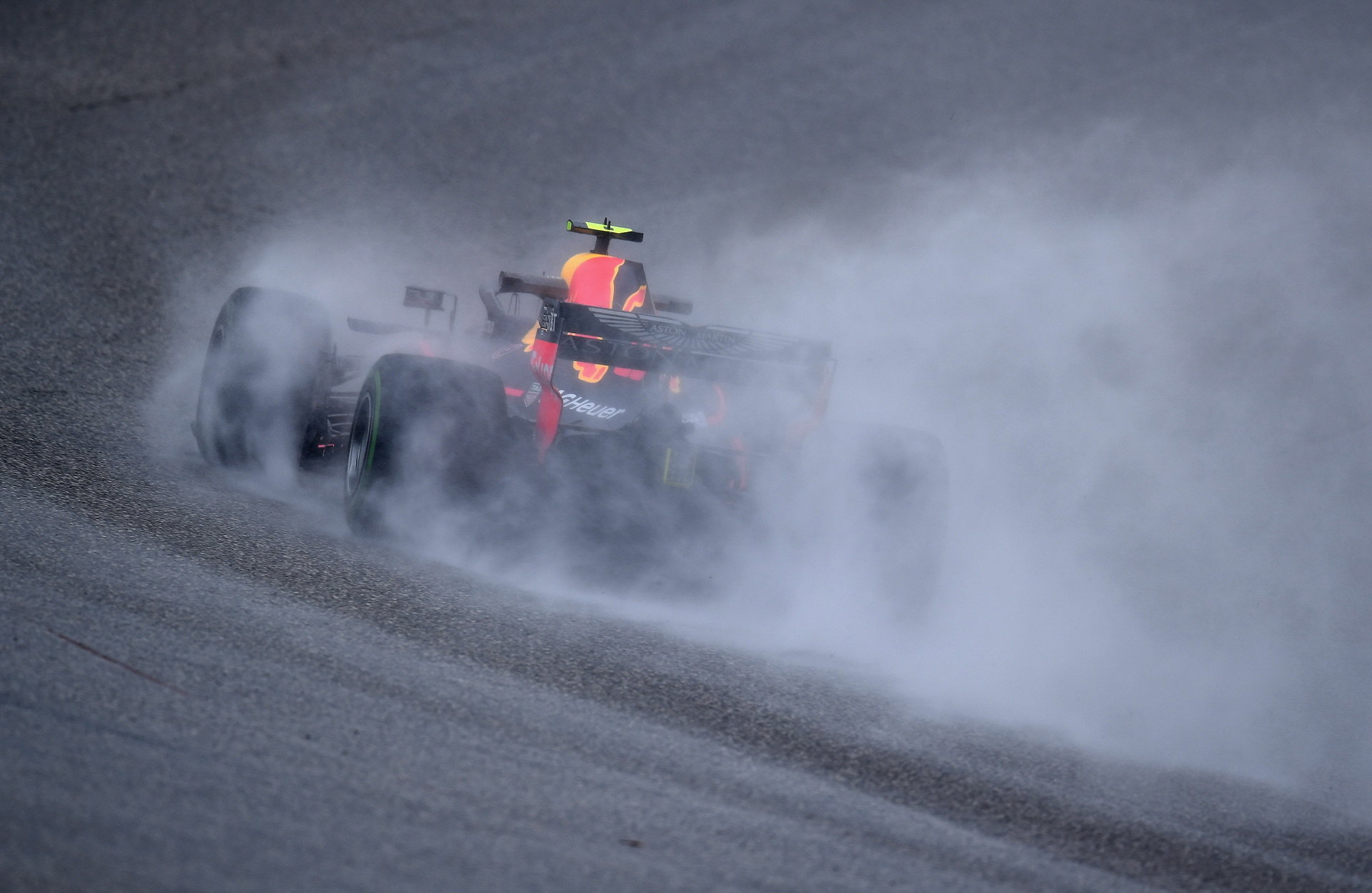 Max Verstappen v tréninku v Austinu