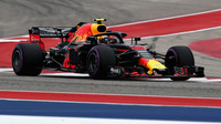 Max Verstappen v kvalifikaci v Austinu