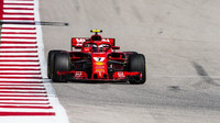 Kimi Räikkönen v závodě v Austinu