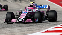 Esteban Ocon v závodě v Austinu