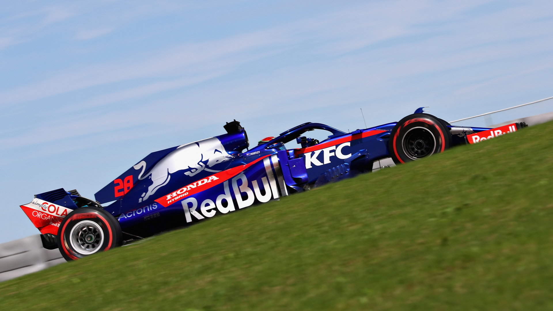 Brendon Hartley v závodě v Austinu