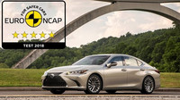 Nový Lexus ES patří mezi nejbezpečnější vozy v historii testování Euro NCAP