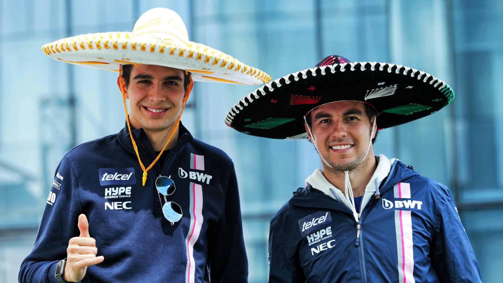 Esteban Ocon a Sergio Pérez v Mexiku