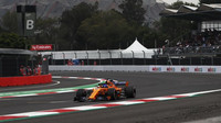 Fernando Alonso v kvalifikaci v Mexiku