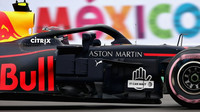 Max Verstappen v kvalifikaci v Mexiku