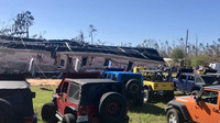 Členové Bay Area Jeep Association - BAJA se vydali na pomoc obětem hurikánu Michael (Facebook / Bay Area Jeep Association - BAJA)