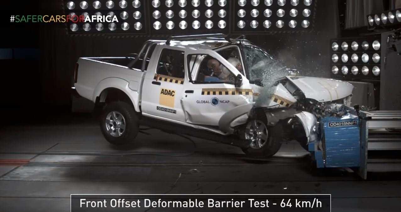 Crash test Nissanu NP300 Hardbody, prodávaného na rozvojových trzích, ukázal hrozivé výsledky