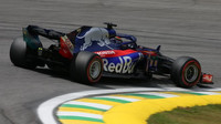 Brendon Hartley v kvalifikaci v Brazílii