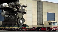 Největší a nejvýkonnější motor světa je dvoutaktní čtrnáctiválcový trubo-diesel Wärtsilä-Sulzer RTA96-C