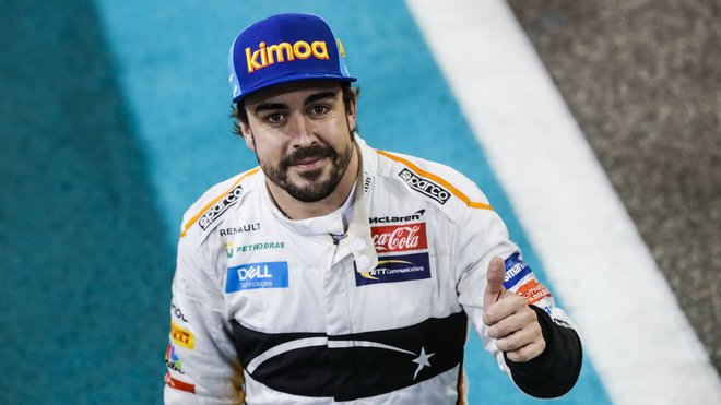 Fernando Alonso po závodě v Abú Zabí