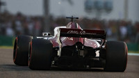 Marcus Ericsson v závodě v Abú Zabí