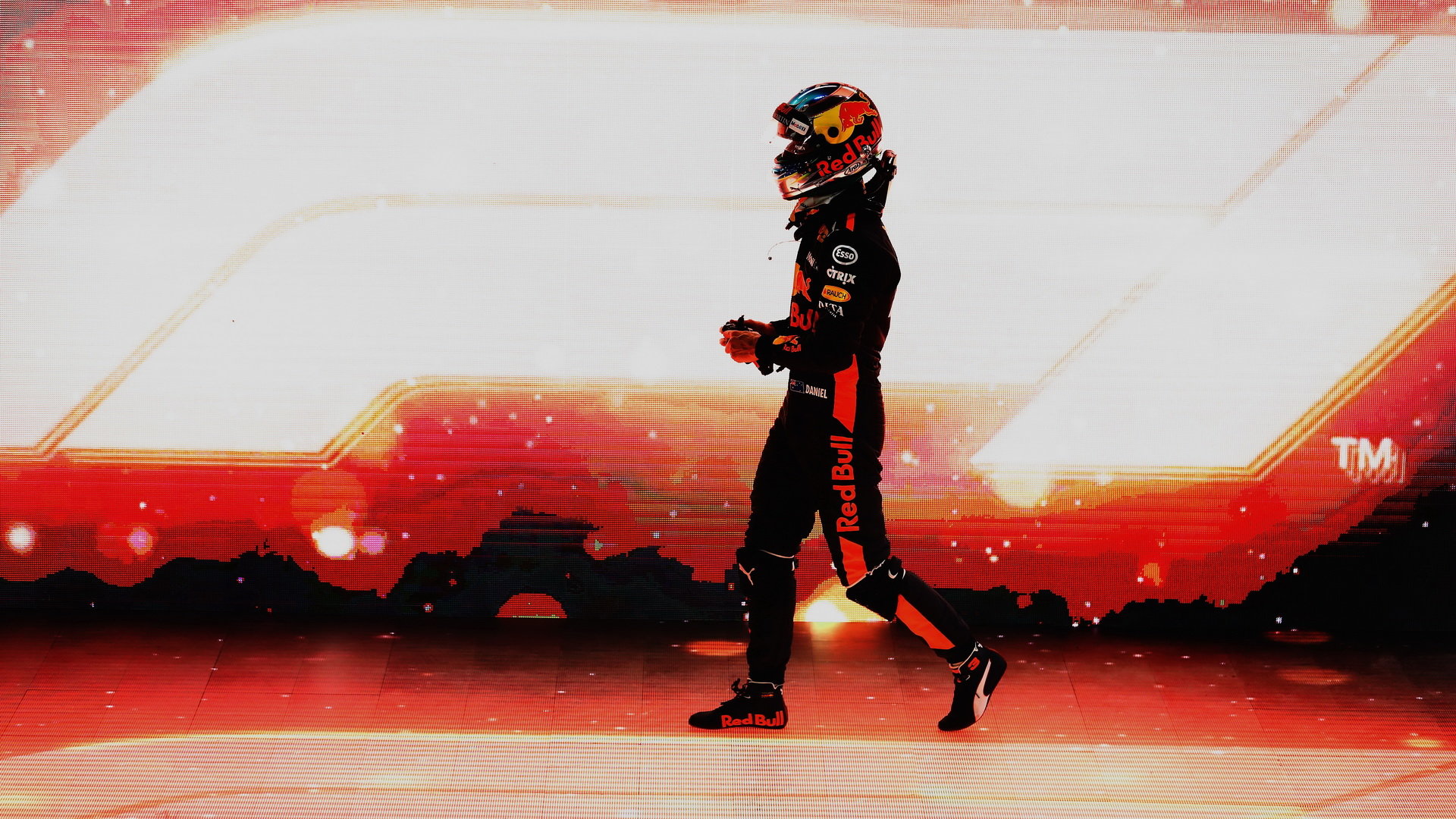 Daniel Ricciardo po závodě v Abú Zabí