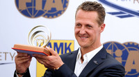 Michael Schumacher se zlatým volantem v roce 2012