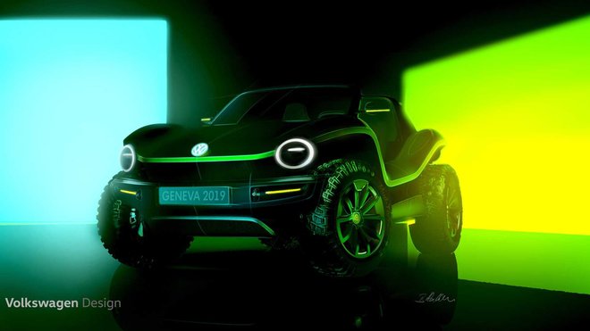 Volkswagen představí na autosalonu v Ženevě koncept elektrické e-Buggy