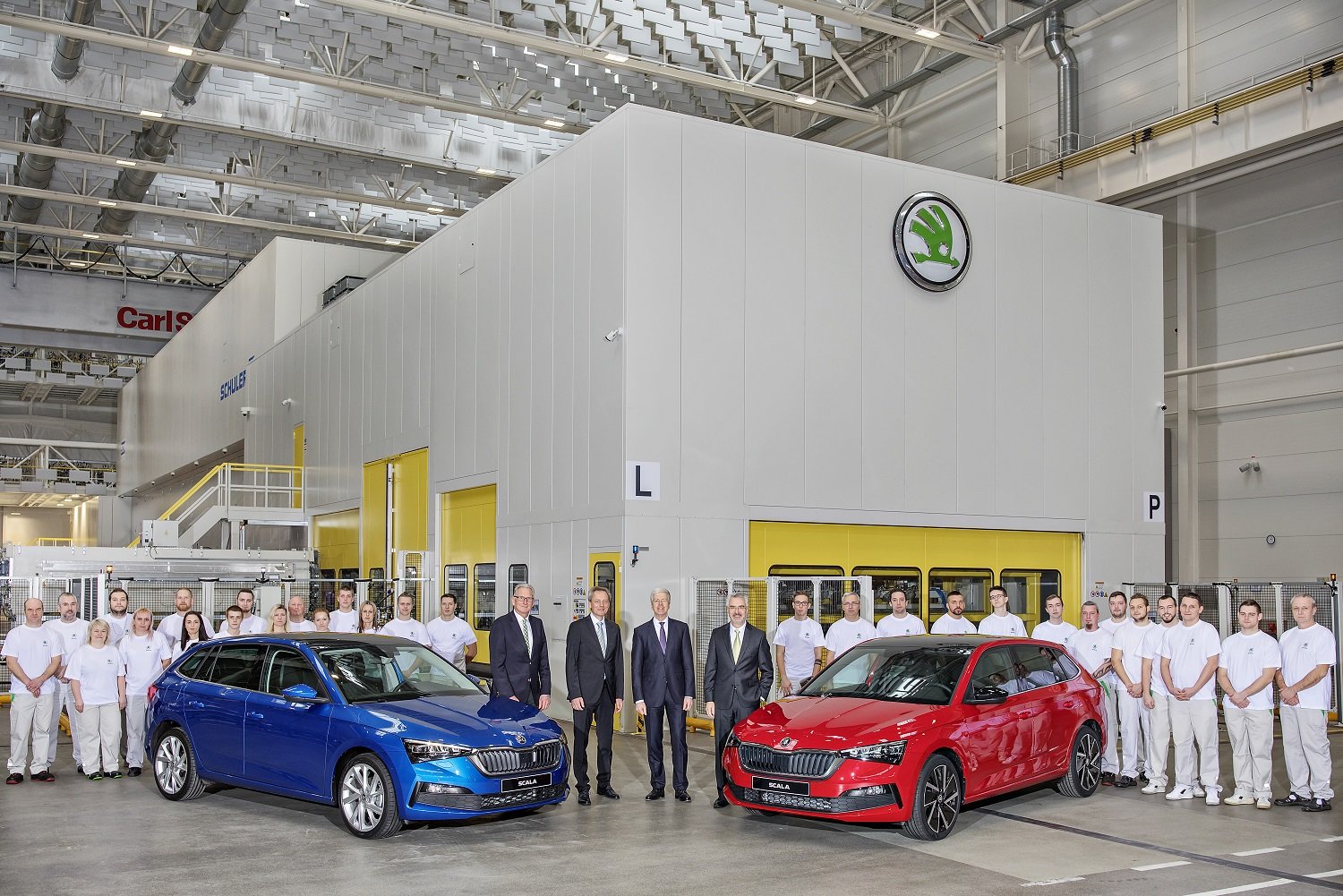 Škoda Auto zahájila sériovou výrobu nového modelu Scala v Mladé Boleslavi