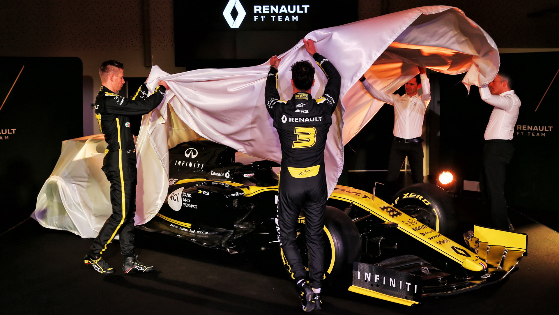Odhalení nového vozu Renault RS19