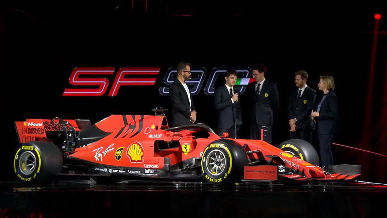 Nový vůz Ferrari SF90